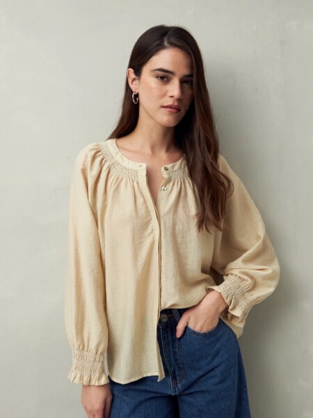 CAMISA D.CASSIN HIDAYA ALMENDRA