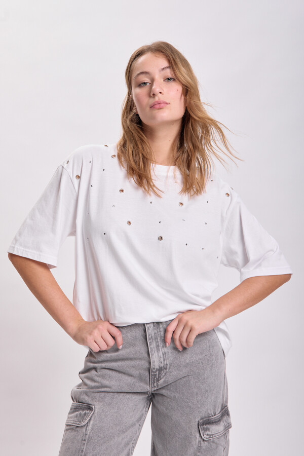 Remera estampa Blanco