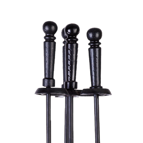 JUEGO ATIZADOR 5 PZAS NEGRO BASE RECT AG69 (7B) KASSEL ++ N/a
