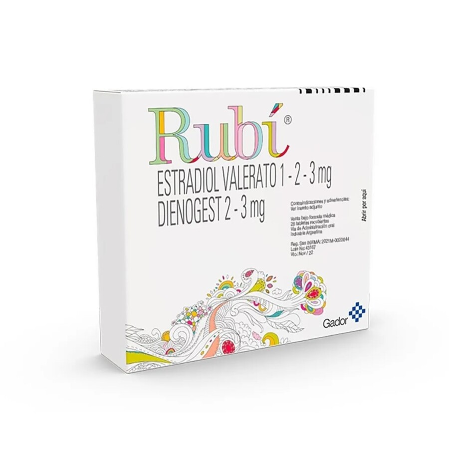 Anticonceptivo Rubi 28 Comprimidos Anticonceptivo Rubi 28 Comprimidos