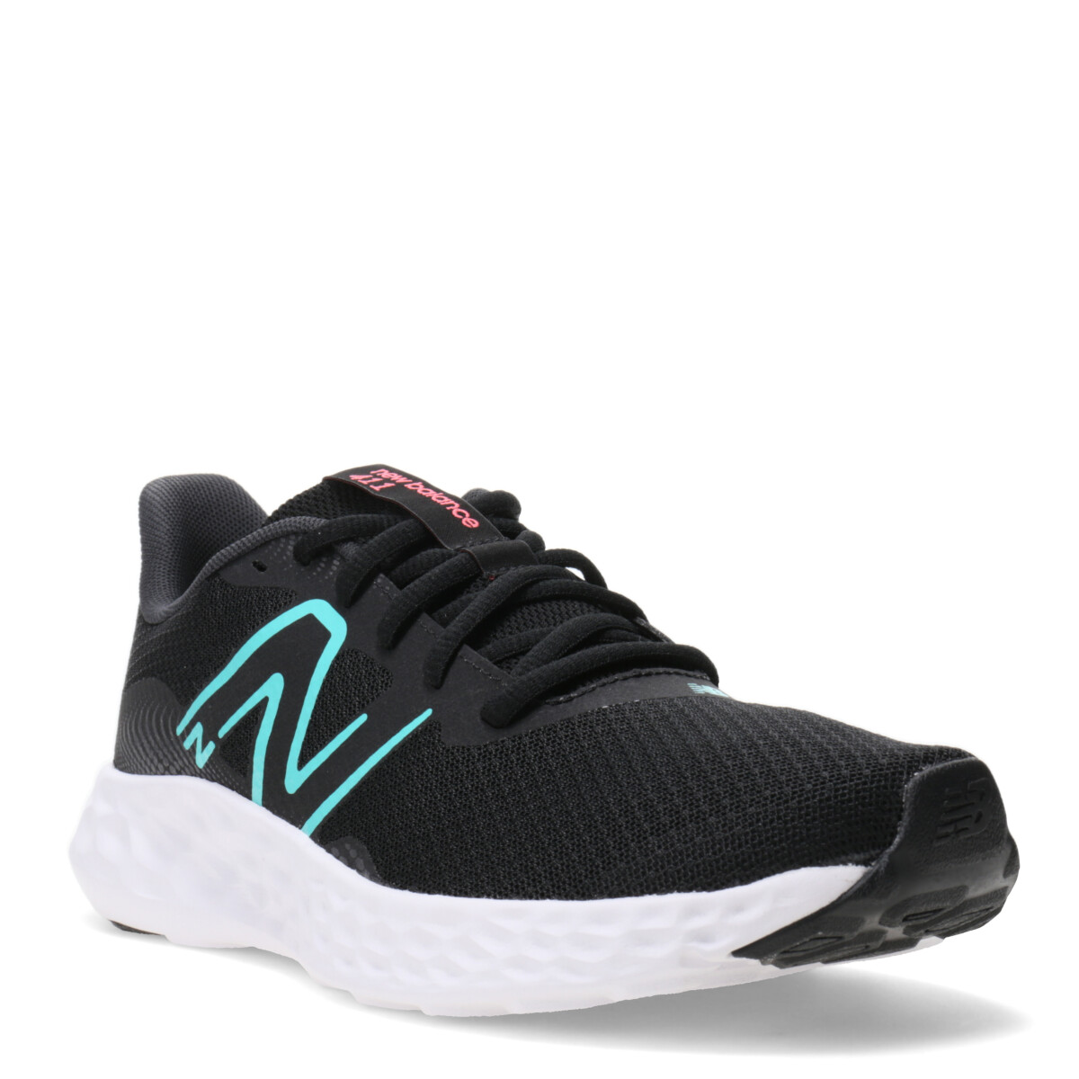 Championes de Mujer New Balance 411 V3 - Negro - Celeste 