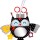 Espejito colgante de actividades Owl