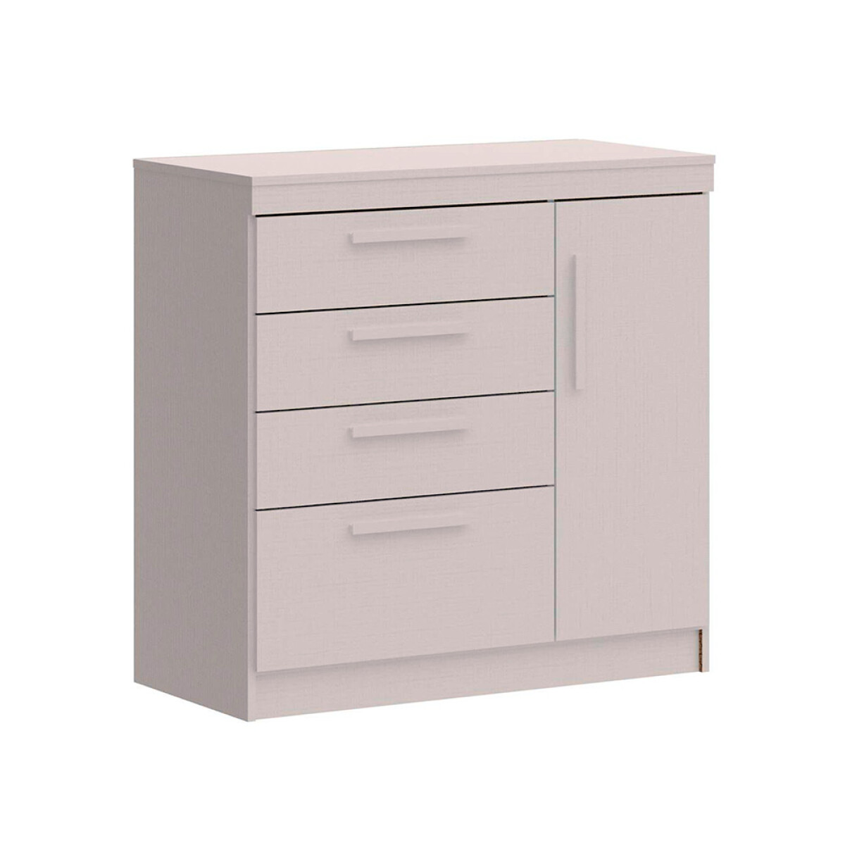 Cómoda Lille 3 Cajones 1 Puerta 1 Zapatero Blanca 