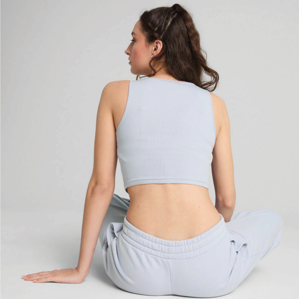 Wardrobe Ess Ribbed Crop Top Cool Weather
