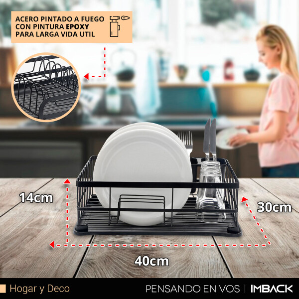Escurridor de Platos de Cocina Escurreplatos Negro sp006 Escurridor de Platos de Cocina Escurreplatos Negro sp006