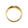 Anillo Solitario-Oro bajo-Piedra Zirconia-AN8066 conpiedra