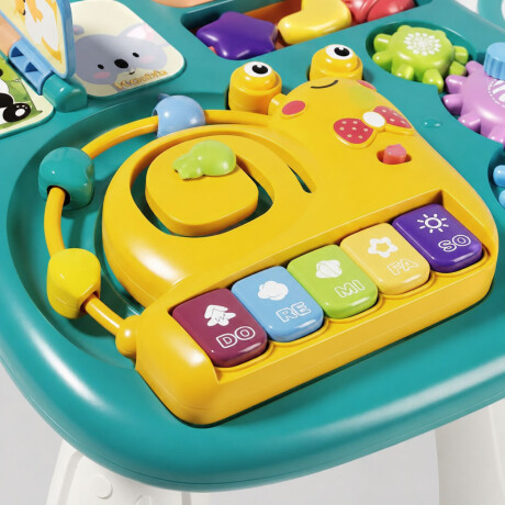 Mesa Didáctica Bebé Estimulación Temprana Luz y Sonido Verde