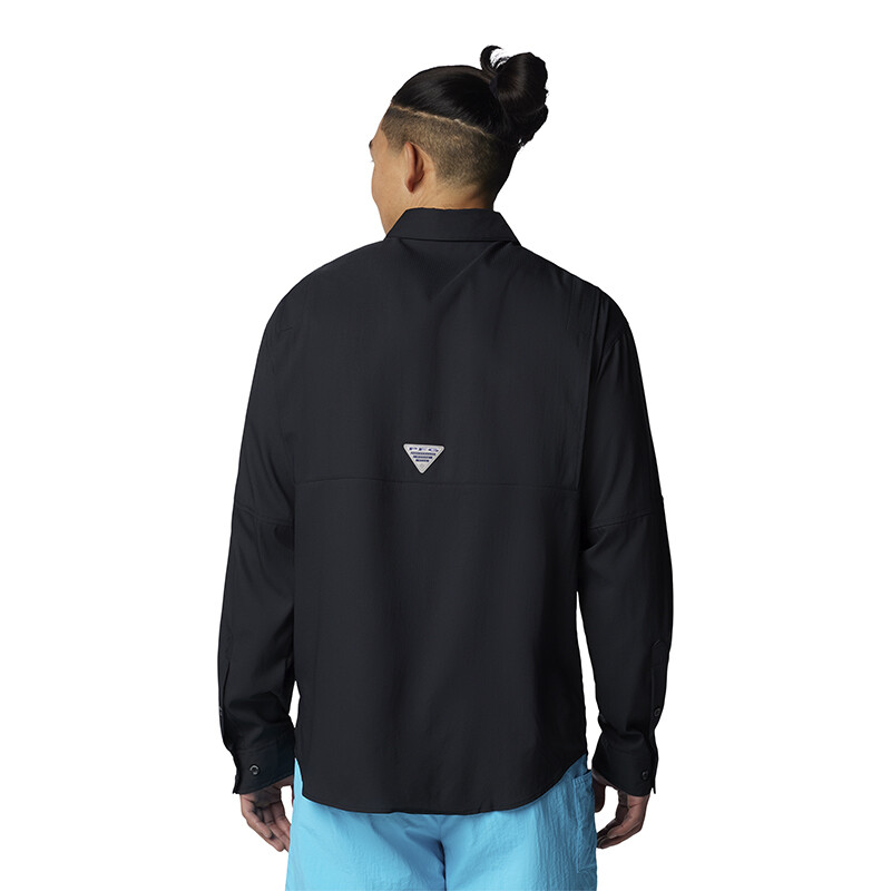 M Tamiami II LS Shirt - Collegiate Navy BLACK
