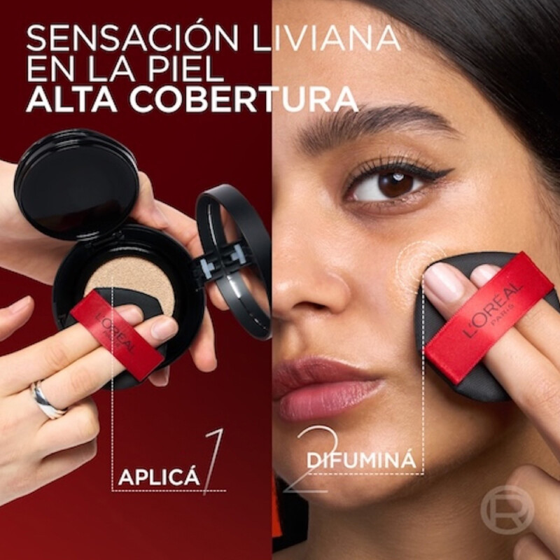 Base L'oreal Paris Infaillible Air Wear Cushion Tono 140 Base L'oreal Paris Infaillible Air Wear Cushion Tono 140
