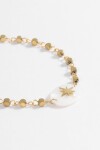 Pulsera dije estrella dorado
