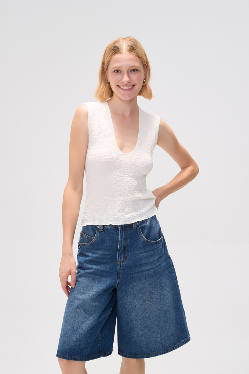 Remera Jallow - Marfil / Off White 