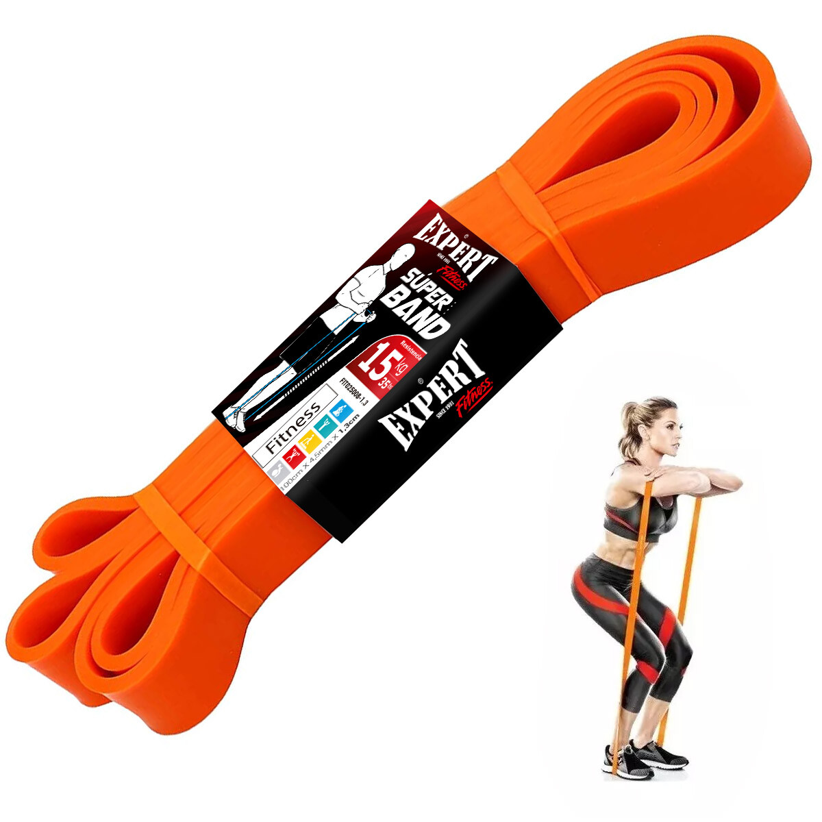 Super Band Profesional 13mm Entrenamiento Fitness Gym 
