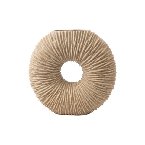BASE CERAMICA BEIGE 30X21CM Unica