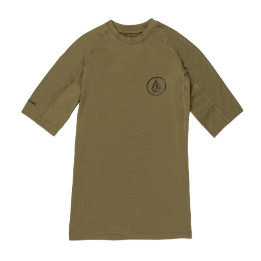 Lycra MC Volcom Lido Solid -Militar Lycra MC Volcom Lido Solid -Militar