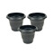 Set x3 maceta redonda 1,7 lts NEGRO