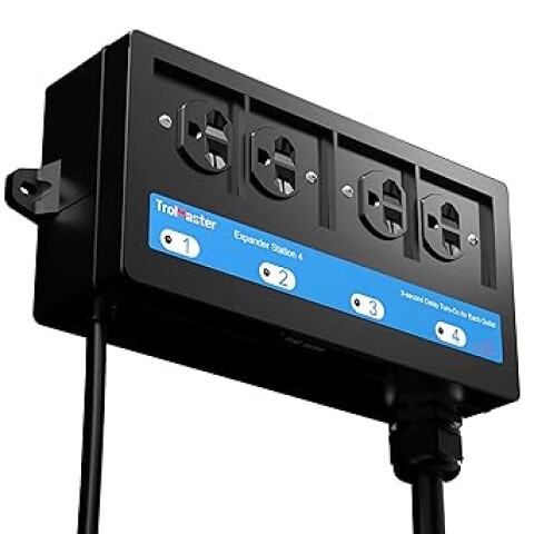EXPANDER STATION 4: 4 OUTLET EXPANDER STATION WITH TRIGGER CABLE FOR MULTIPLE DEVICES CONTROL 4RS-1