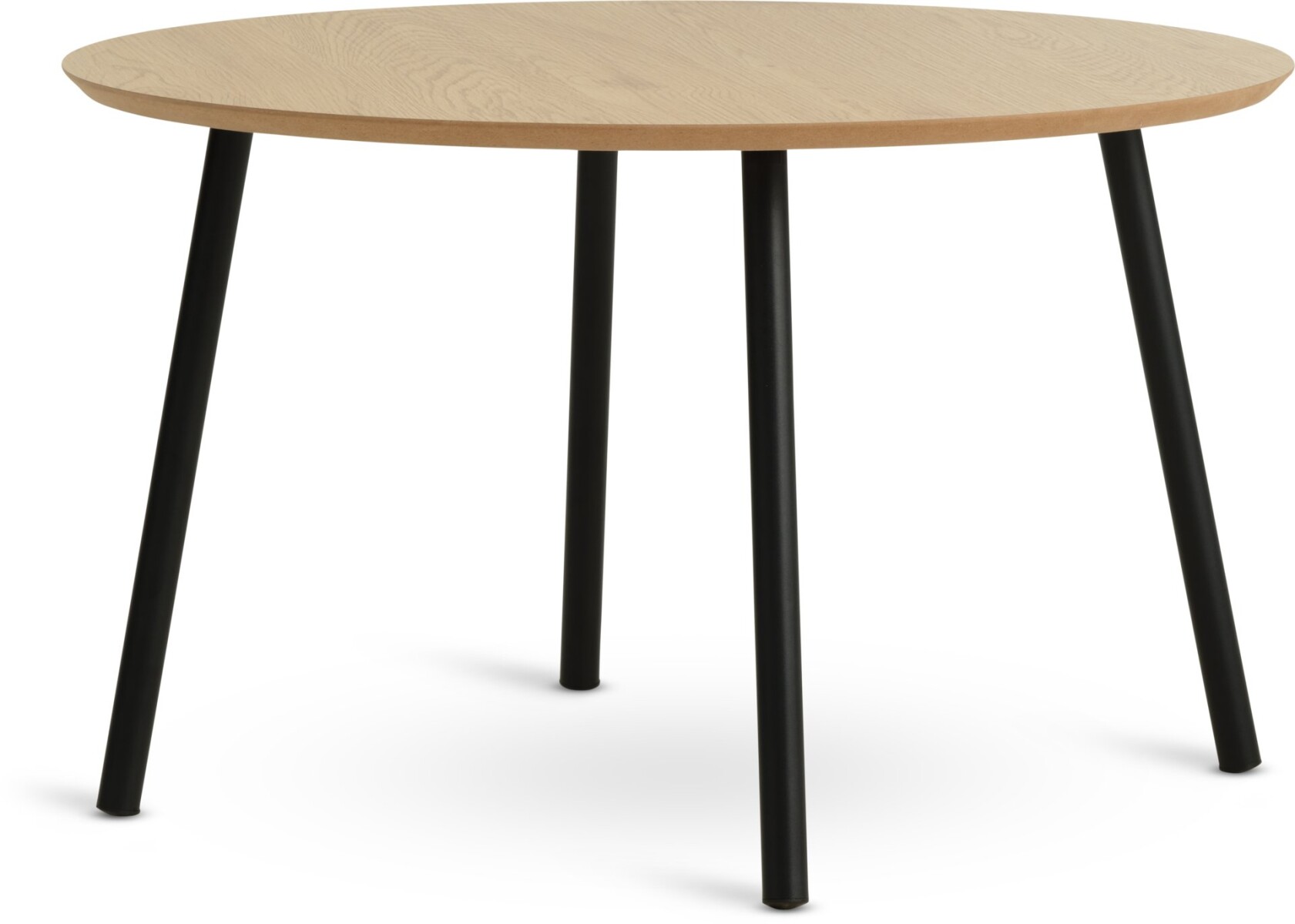 Mesa de centro NYBO Ø70 roble/negro 