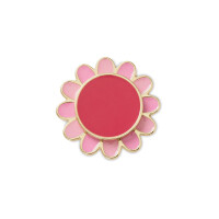 Jibbitz™ Charm Pink Spinner Flower Multicolor