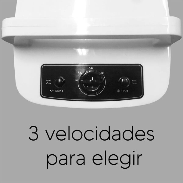 Enfriador Aire Portatil 3 Velocidades Silencioso 55db 4L Enfriador Aire Portatil 3 Velocidades Silencioso 55db 4L