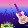 Juguete Microfono Con Guitarra Y Sonidos Rosa