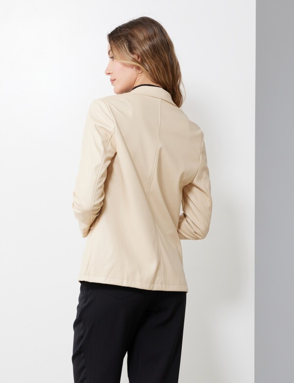 Blazer Eco Cuero BEIGE