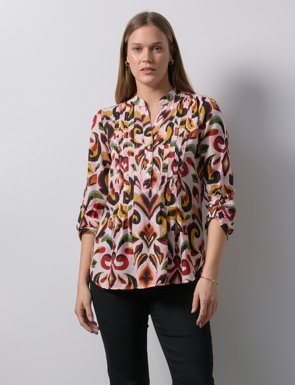 Blusa Print MULTI/ROSA