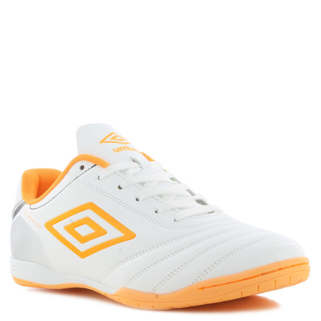 Championes de Hombre Umbro Calzado Classico IC Blanco - Anaranjado - Negro