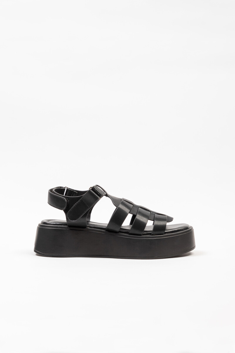 SANDALIA FLIPPER Negro