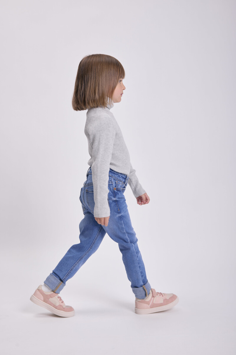 Pantalón jean skinny Azul Medio