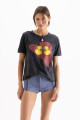 REMERA DUCK Negro