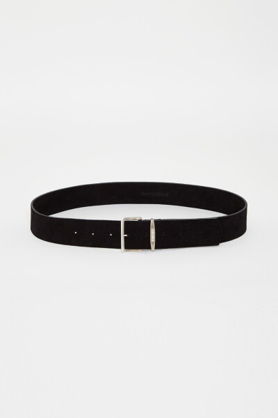 CINTURON SUEDE JADE Negro