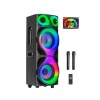 TORRE DE SONIDO KOLAV DOBLE 10" 2101A RECARGABLE BLUETOOTH Negro