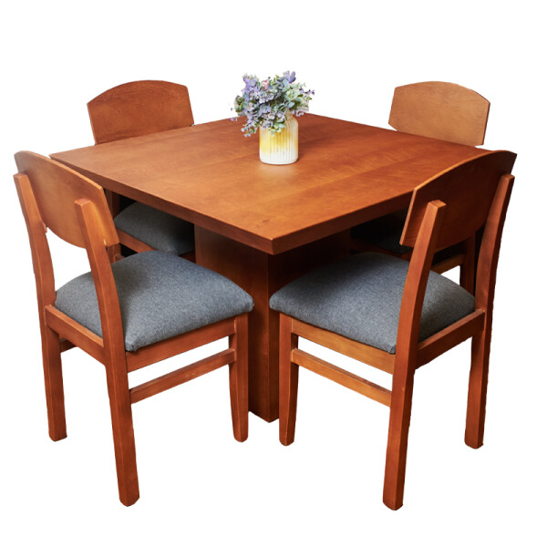 Juego de Comedor Cuadrado 4 Sillas Juego de Comedor Cuadrado 4 Sillas