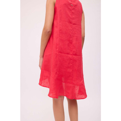 VESTIDO POLK Rojo