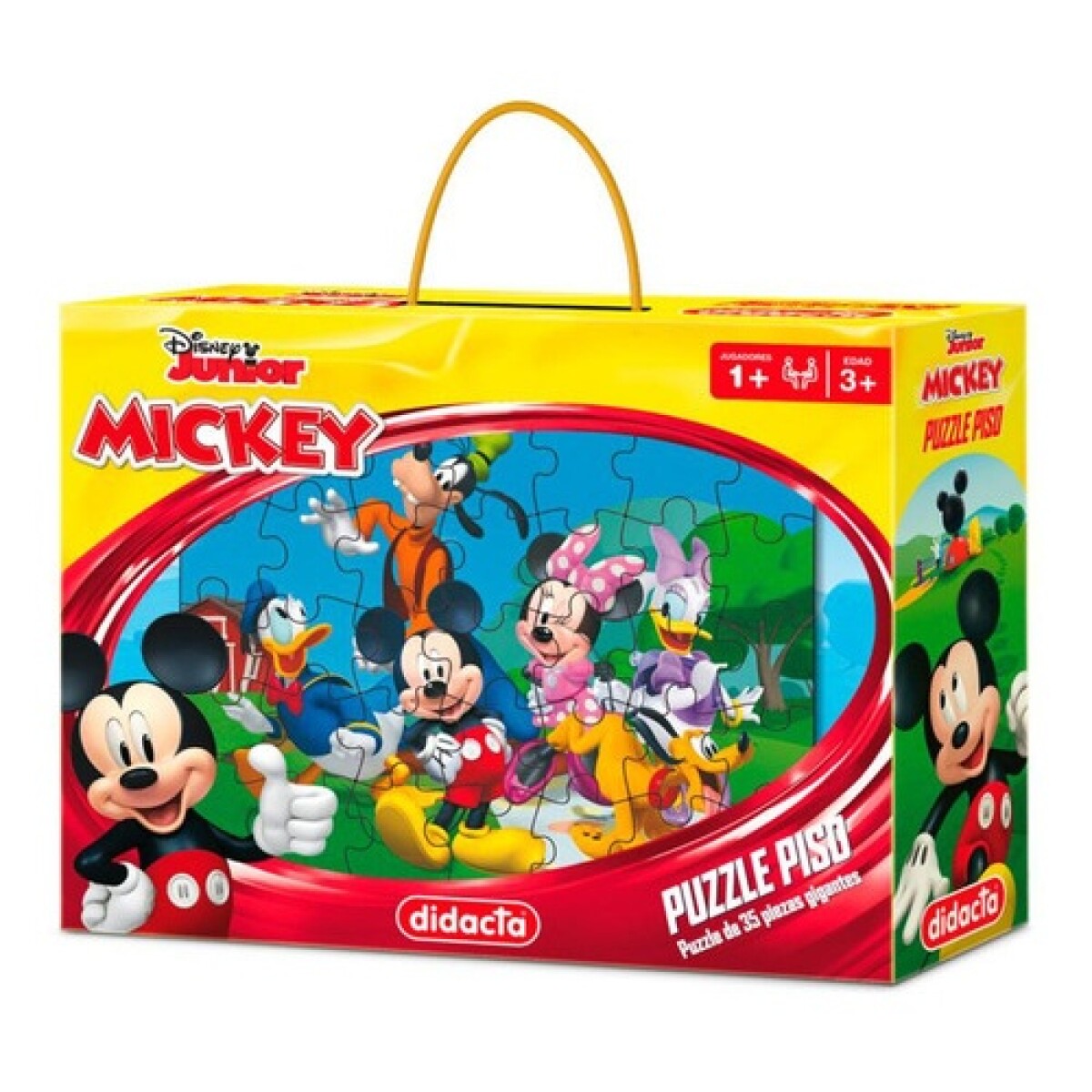 Puzzle de piso Didacta 35 piezas Disney Mickey 