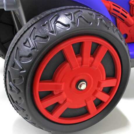 Moto A Batería Con Reversa Luces Y Sonido + Casco Rojo