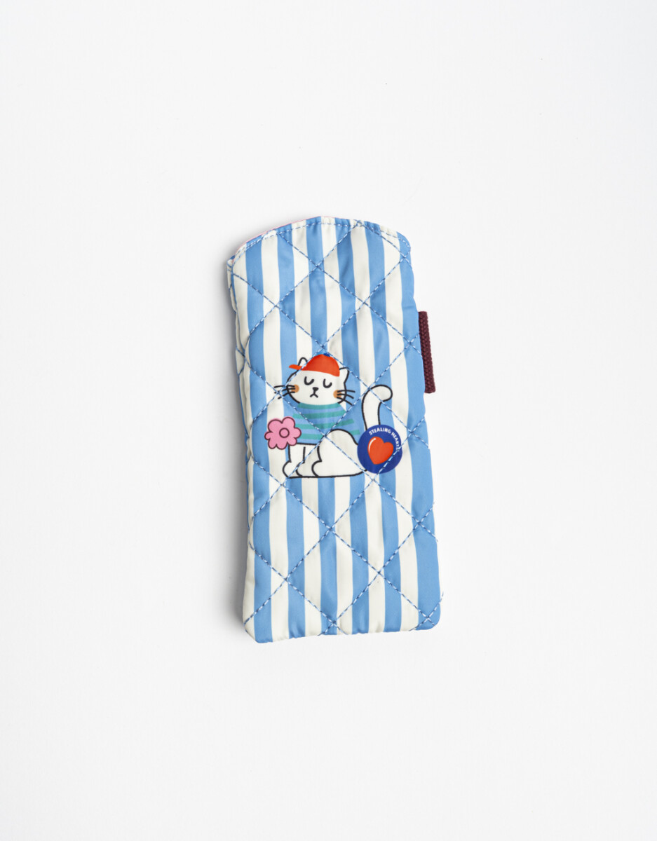 Estuche Flexible Estampa Gato. 