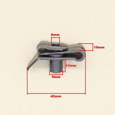 GRAMPA BROCHES TOYOTA GRAMPA FENDER DEL. HILUX 05/ - GRAMPA BROCHES TOYOTA GRAMPA FENDER DEL. HILUX 05/ -