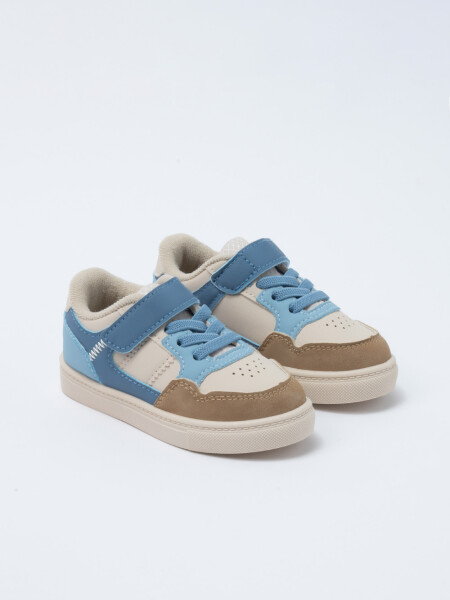Zapatilla velcro Azul
