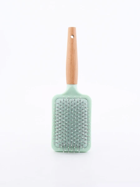 CEPILLO PALETA WOOD VERDE AQUA