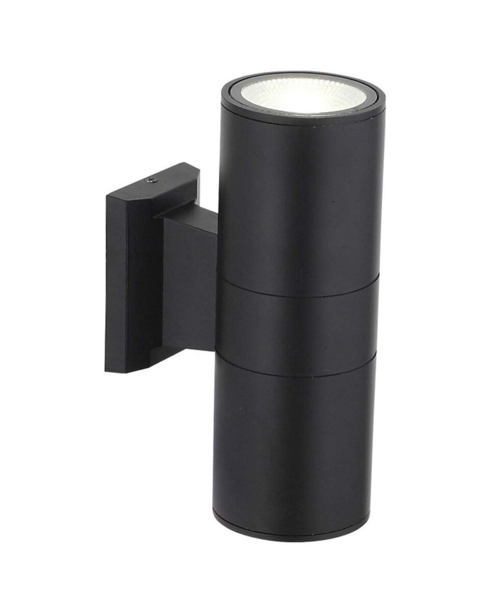 Lámpara Exterior Doble en Aluminio Lumax Modelo Stafford - Negro 