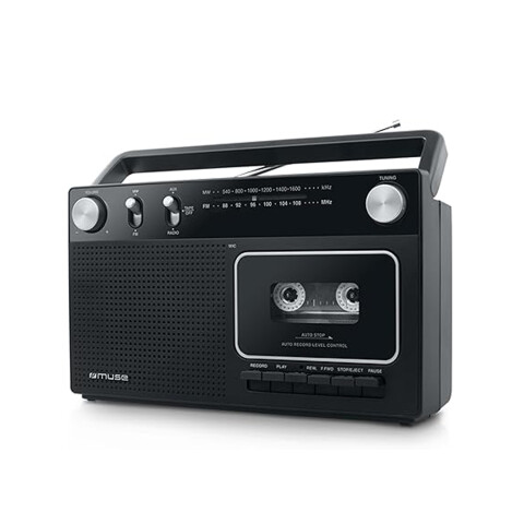 Radio Grabador Portátil M 152rc Am Fm Cassette Pilas RADIO GRABADOR MUSE M 152RC