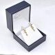 Caravanas En Oro 18K Y Brillantes Caravanas En Oro 18K Y Brillantes