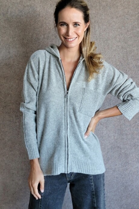 Campera Lola Gris Melange