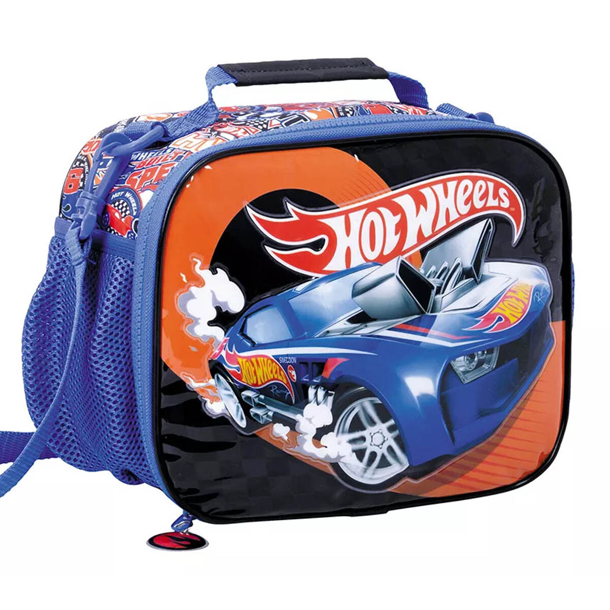 Lunchera Infantil Térmica Hot Wheels Escolar - Azul 