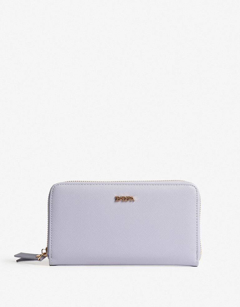 Ficheros Zip Round Billetera Formato Fichero - Violeta Lila