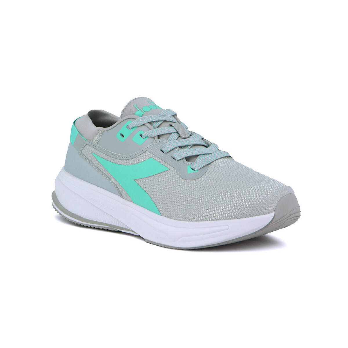 Diadora Rush Calzado Running Mujer - GREY/AQUAMARINE - Gris-Aguamarina 