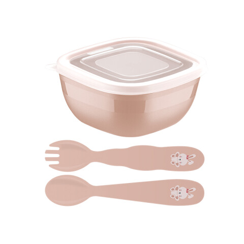 Juego cubieros infantil rosado 3 piezas "LE PETIT" -TRAMONTINA TR5182