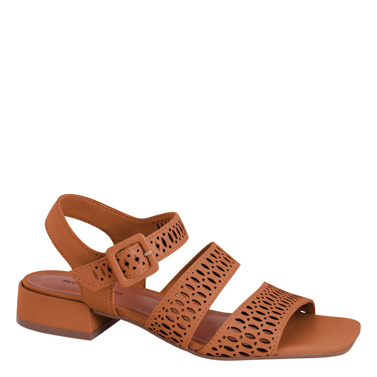 Sandalias de Mujer Bottero Cuero Calado - Marrón Caramelo 