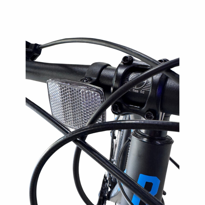 Bicicleta de Montaña Rodado 29 Randers Acero BKE-FE29-MA Negro Rojo